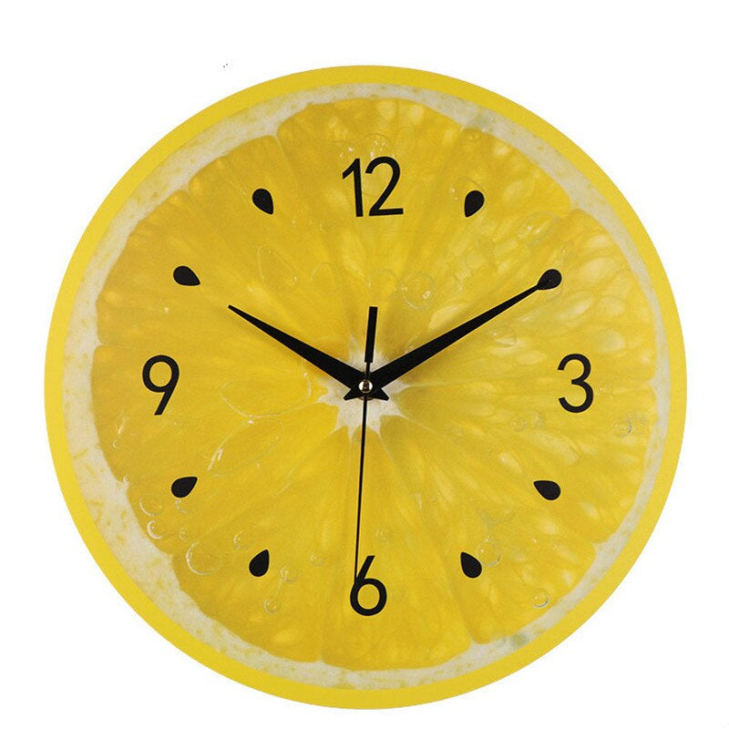 LemonTime - Lemon Wall Clock for a Cheerful Kitchen