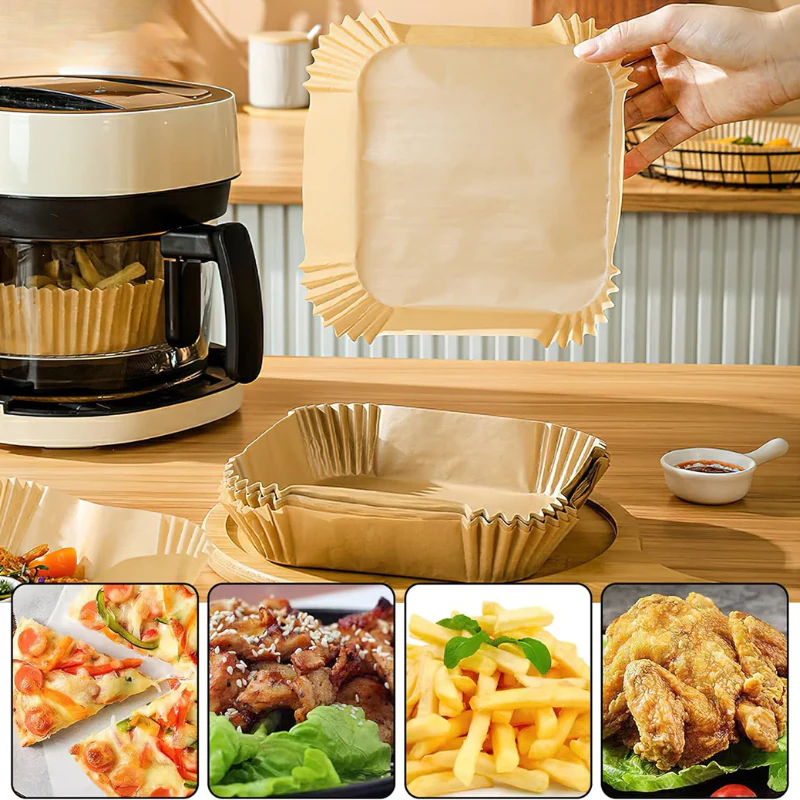 AirFryClean Paper - Non-Stick Air Fryer Cooking Paper