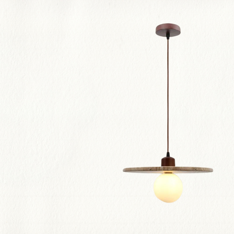TranquilGlow Chandelier - Wabi-Sabi Stone Chandelier for a Calming Glow