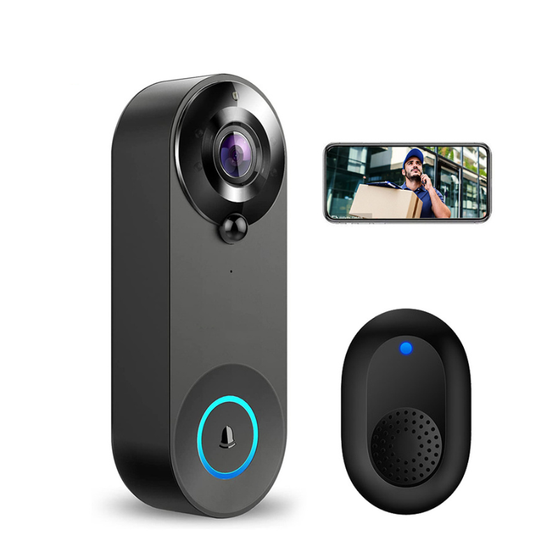 SecuriCam - Sonnette Vidéo Connectée avec Sécurité HD