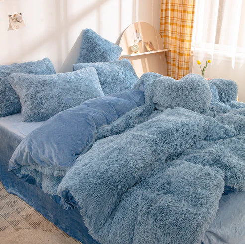 FluffCandy - Long-Pile Duvet Cover Set for a Cozy Winter