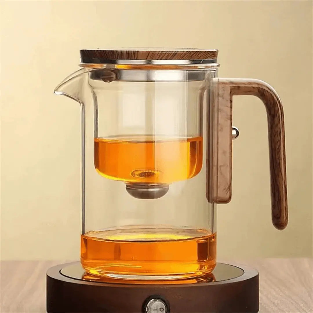 ClearBrew - Théière en verre élégante pour café et thé