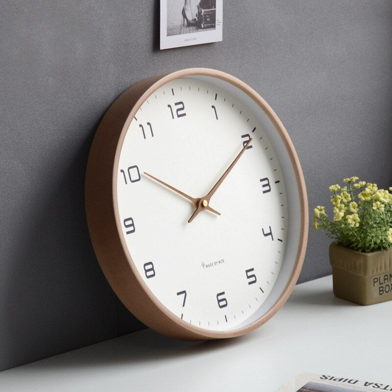 SereneTime - Minimalist Natural Wood Wall Clock