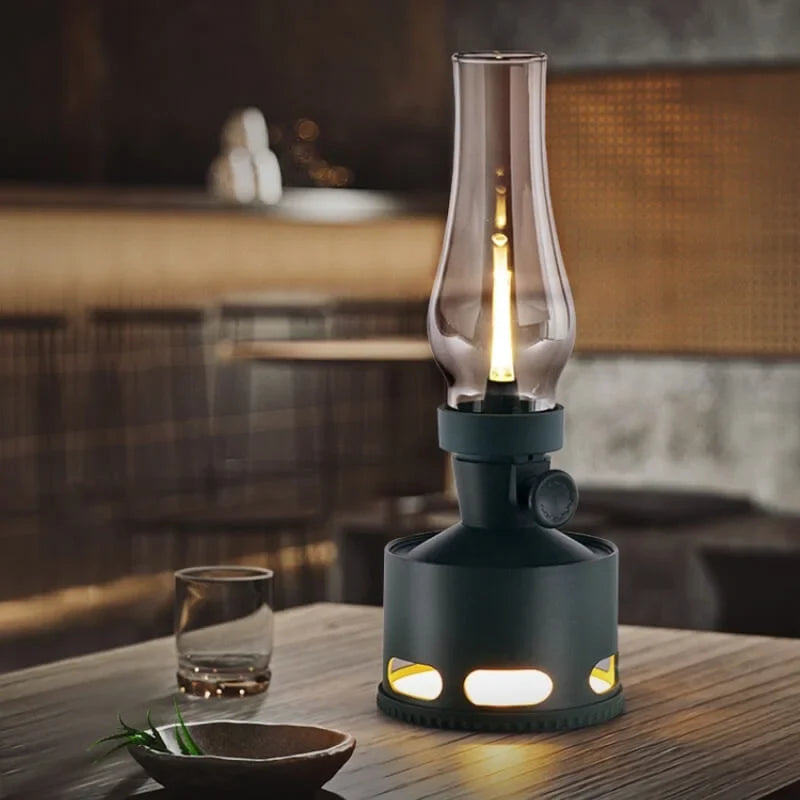 NostalgiaLamp - Vintage LED Lantern for Cozy Evenings