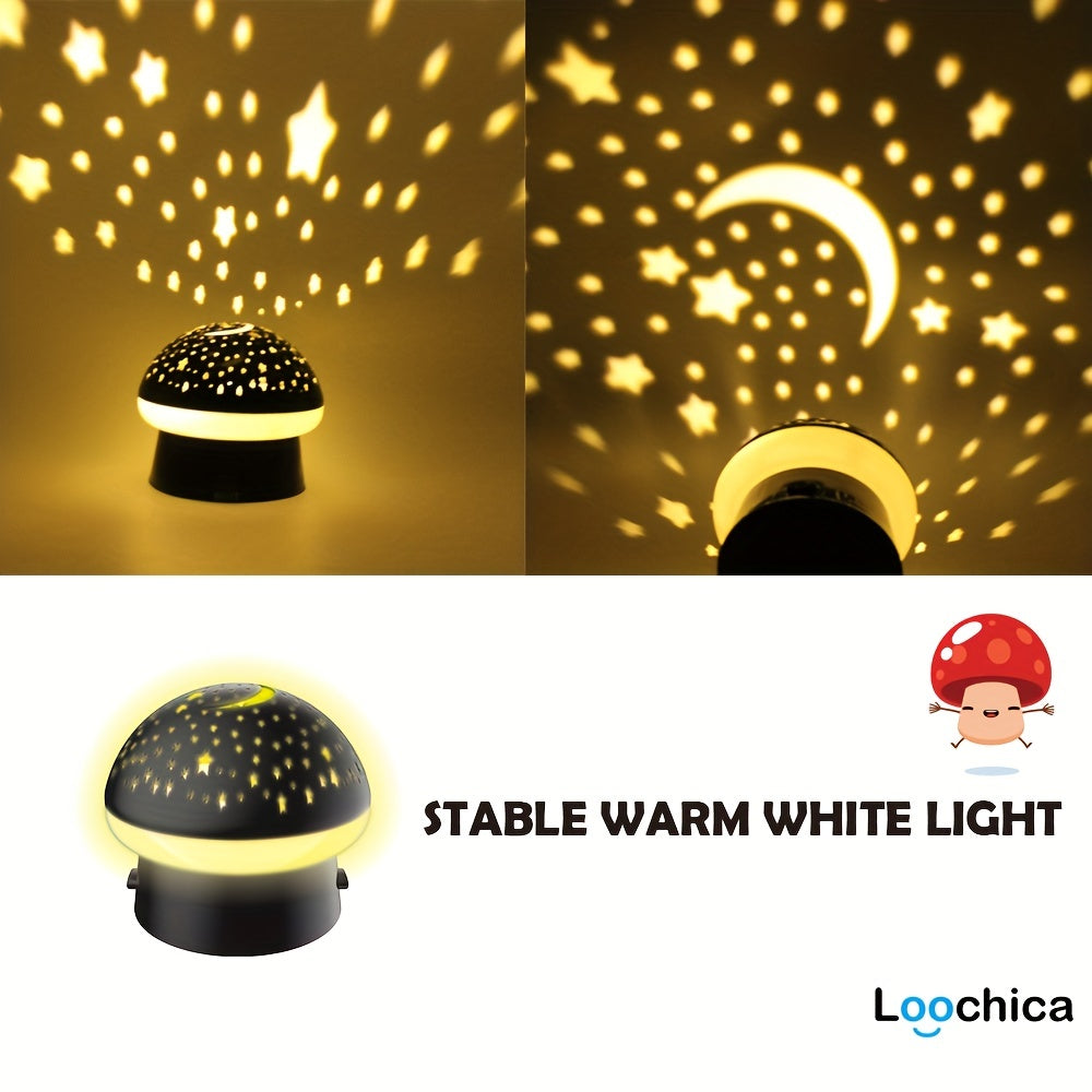StarryGlow - Mushroom Starry Sky Projector Lamp