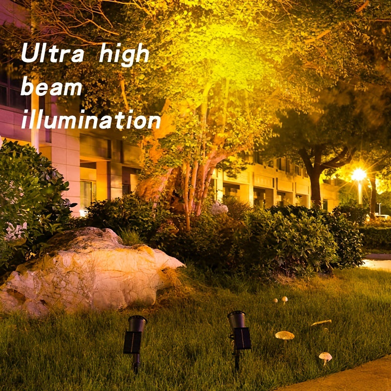 SolarLuxe Spotlight - 9 LED Solar Garden Spotlight