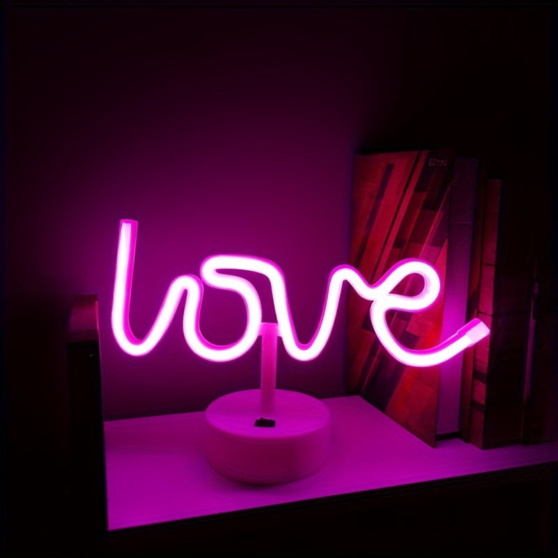 NeonLiefde Lamp - LED Neon Table Lamp for Parties and Weddings