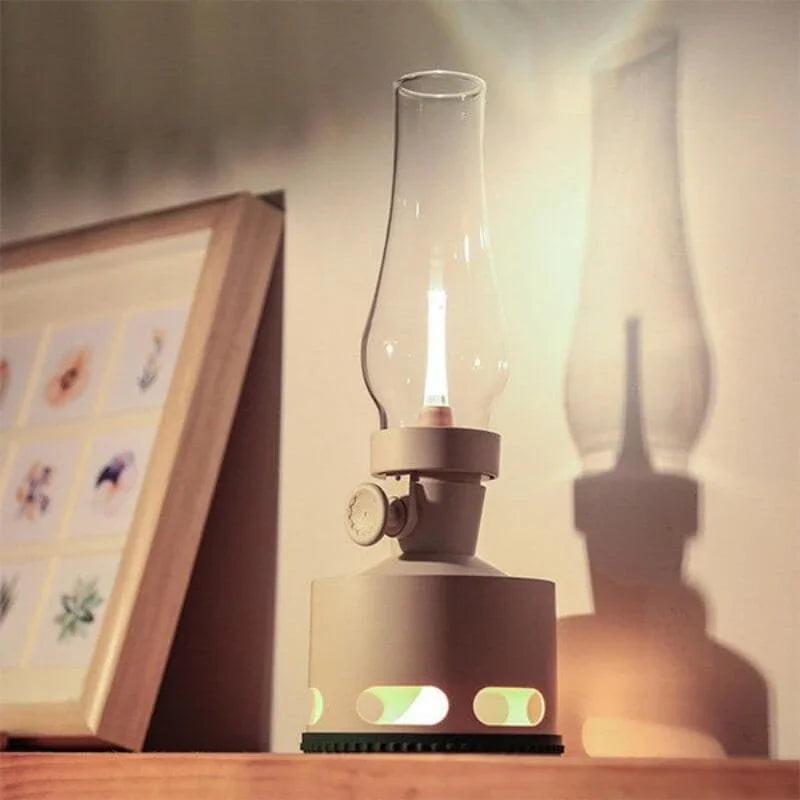 NostalgiaLamp - Vintage LED Lantern for Cozy Evenings