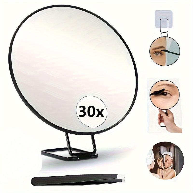 PrecisionGlow - Portable Adjustable Magnifying Makeup Mirror