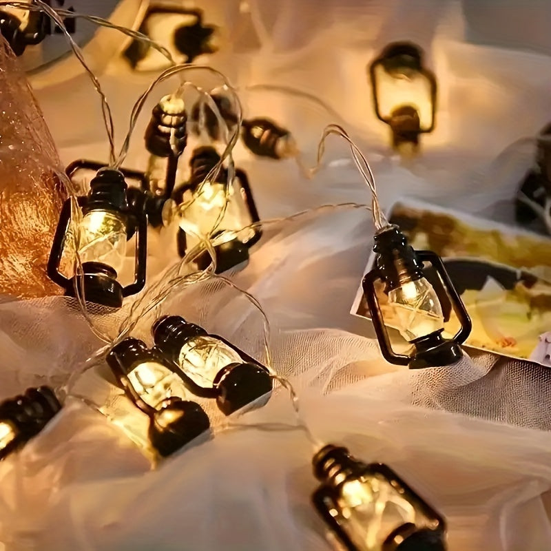 HolidayGlow - Retro LED String Lights for Festive Decor