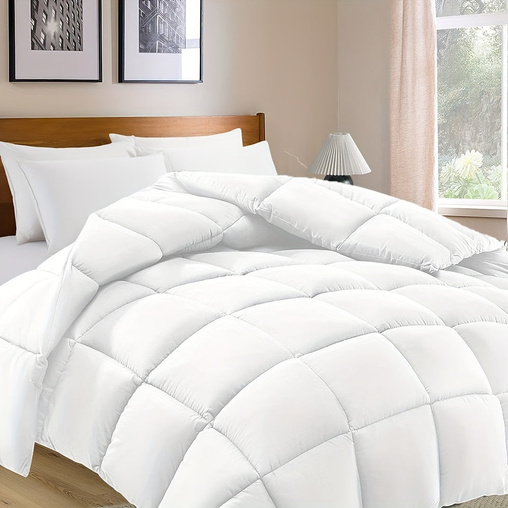 Reversible Duvet - Four-Season Comfort with Microfiber Filling