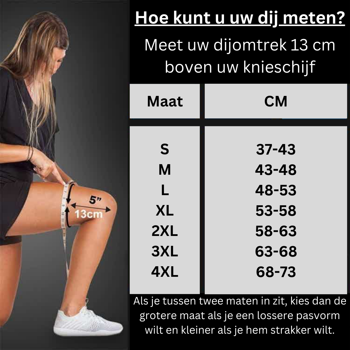 PowerKnee Pro - Genouillère de compression en néoprène