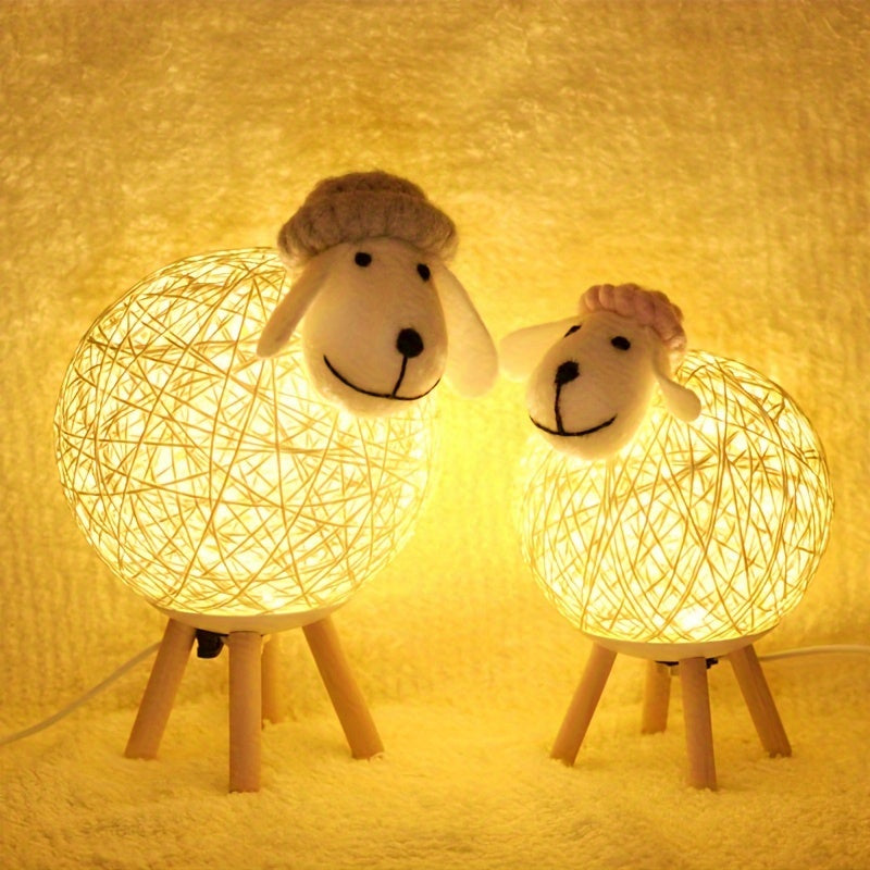 SheepGlow Lamp - Dimmable USB Sheep-Shaped Night Light