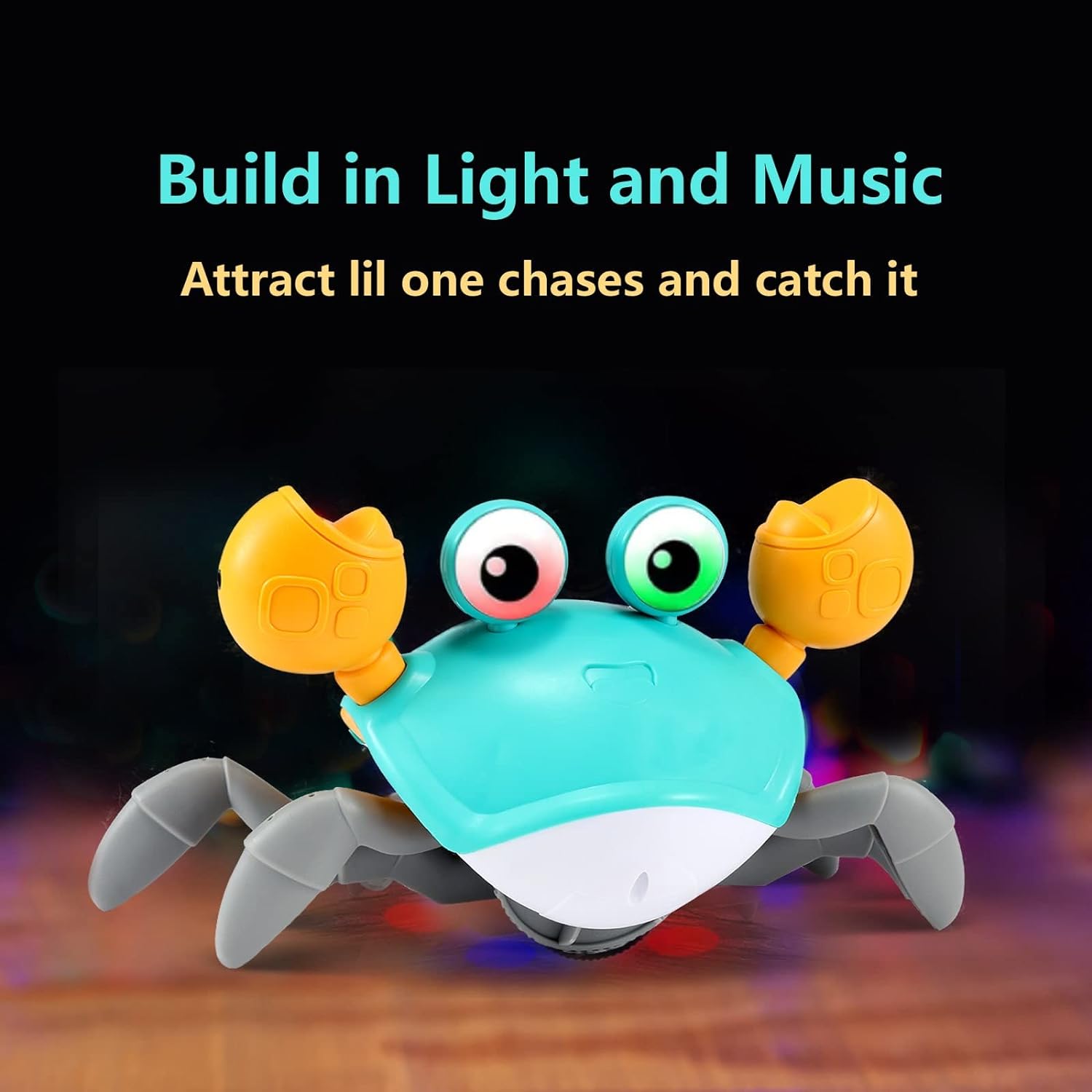 Crawling Crab - Musical Sensory Toy That Encourages Baby to Crawl