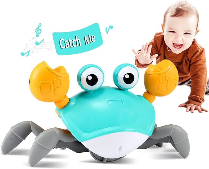 Crawling Crab - Musical Sensory Toy That Encourages Baby to Crawl
