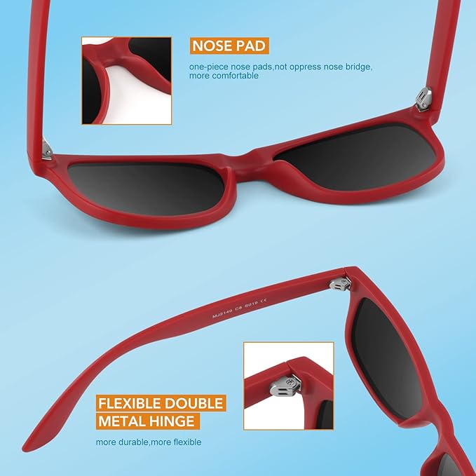 Jamie RetroVision - Lunettes de Soleil Polarisées Rétro