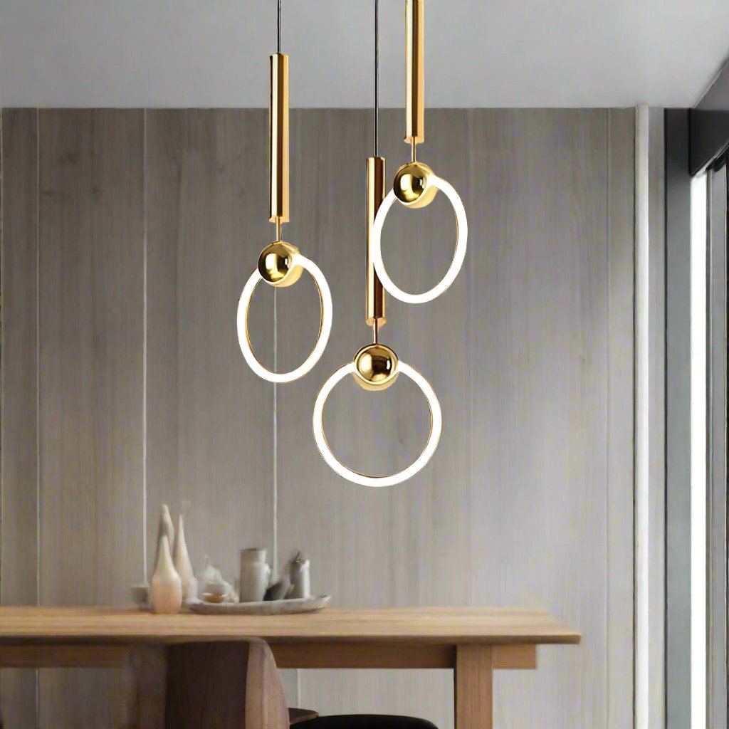 Nordic Elegance - Scandinavian LED Pendant Light with Minimalist Design