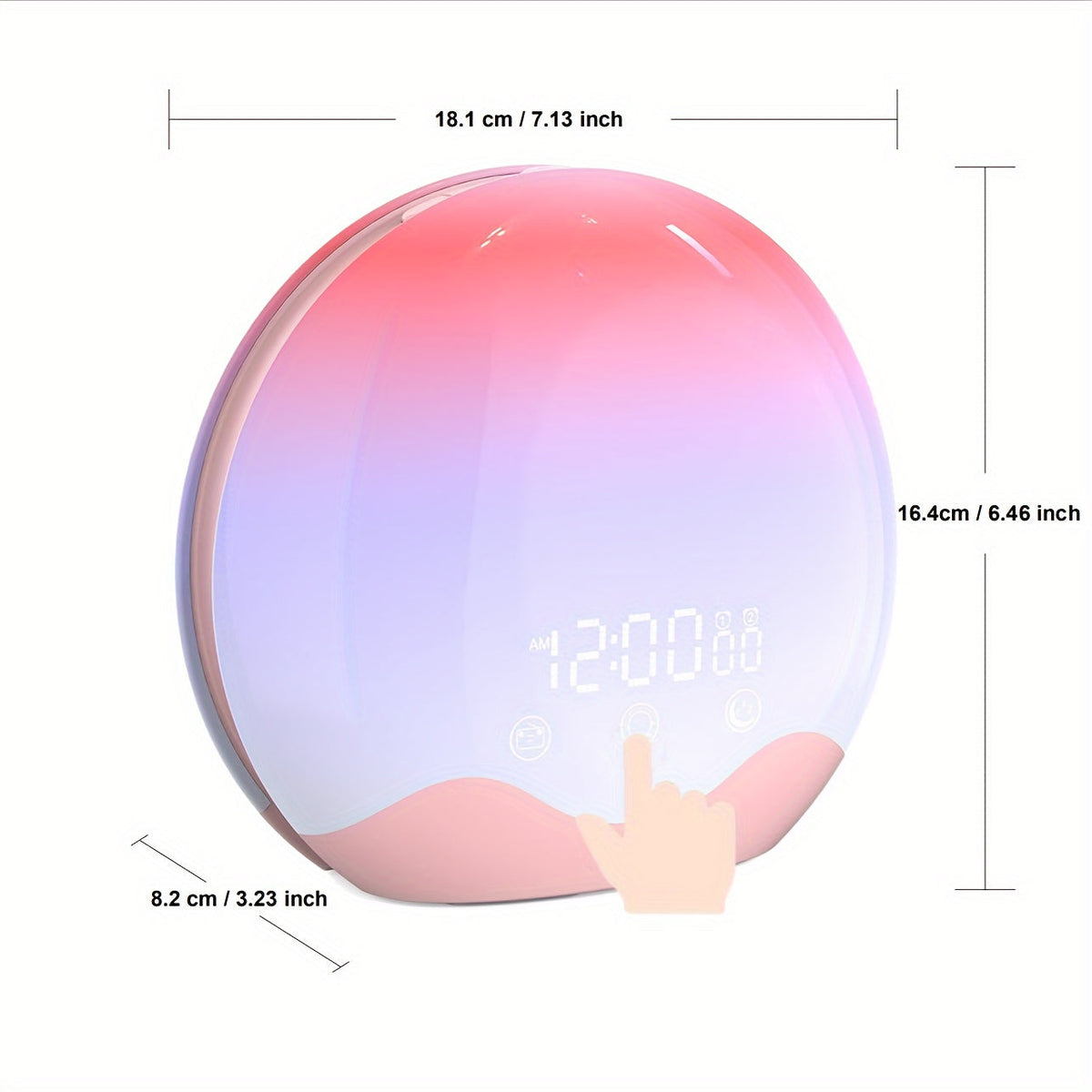 Haldawn - Sunrise Simulator Alarm Clock with Ambient Light