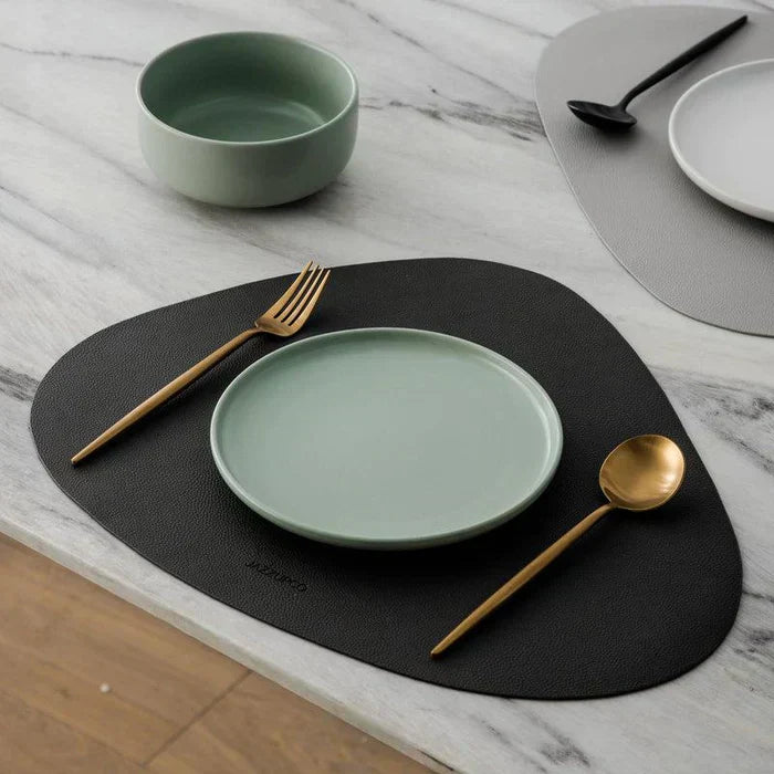 CarvonSteel - Minimalist Flatware Set in Stainless Steel with Titanium Finish