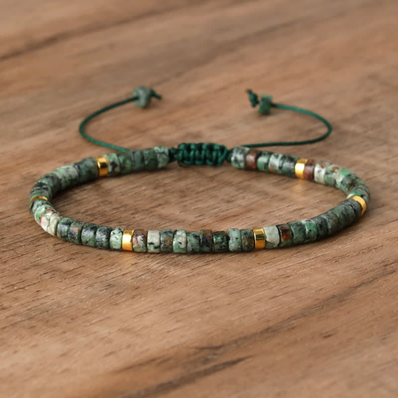 Seraphina - Bracelet tressé en pierres naturelles 2,4 mm