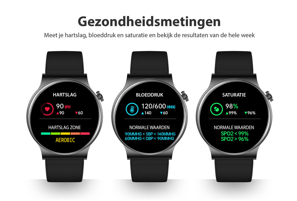 SmartFit Watch - Tracker Santé Multifonction Stylé