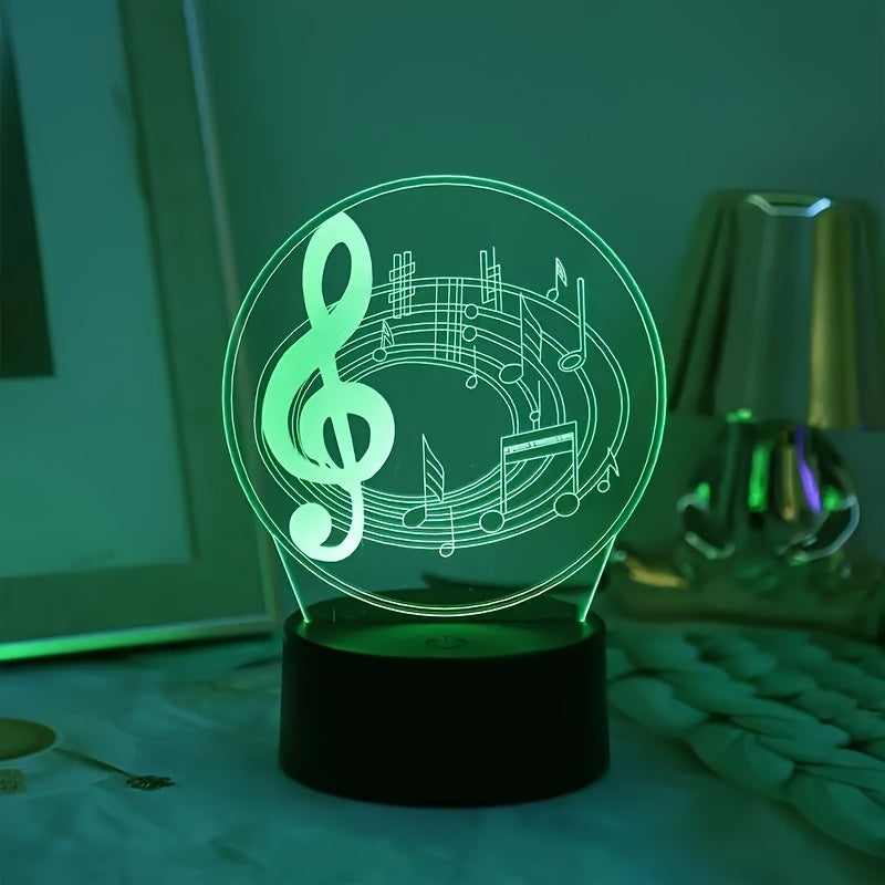 MusicGlow Lamp - Modern Acrylic USB Table Lamp
