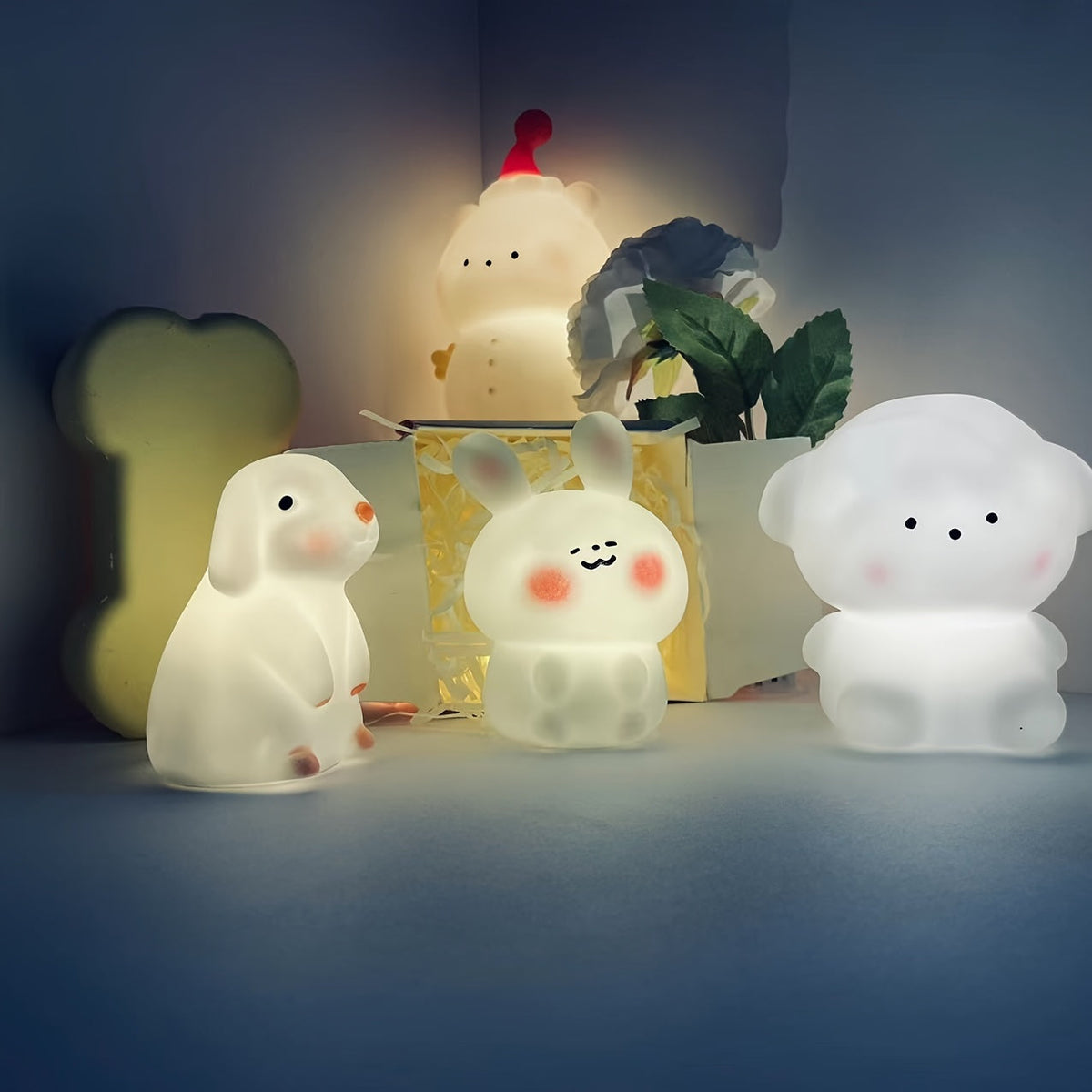 GlowDeco - Wireless Art Deco Night Light for the Bedroom