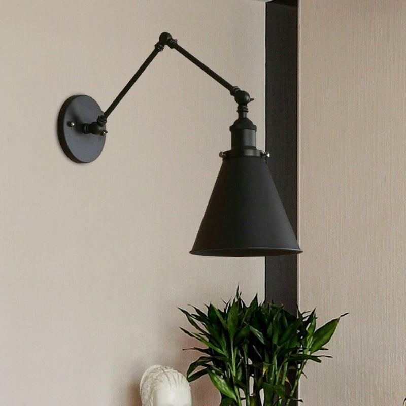 IndustrialFarm - Black and Rust Industrial Wall Sconce