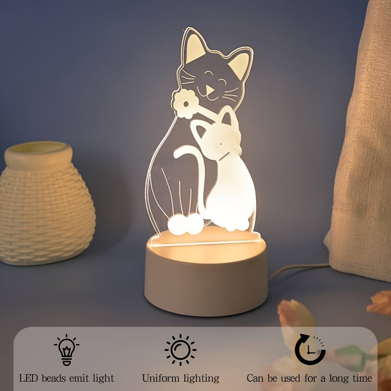 GlowPair - Art Deco Glass Night Light for the Bedroom