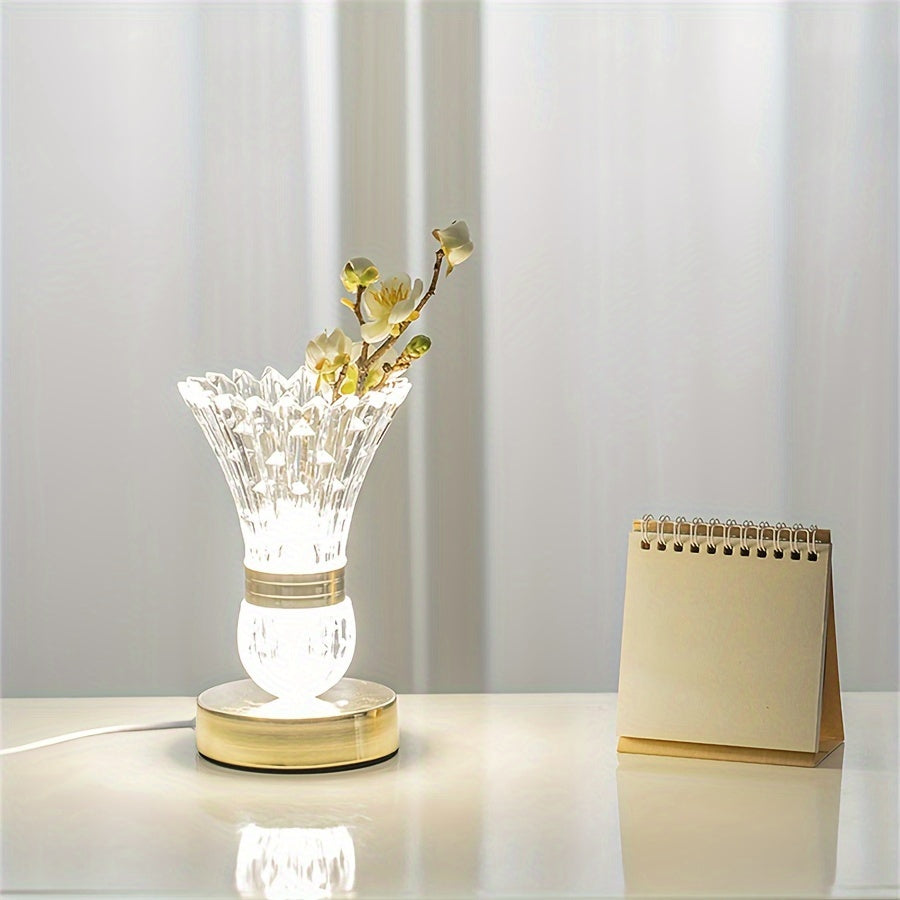 Brycestone Lamp - Luxury LED Crystal-Effect Table Lamp
