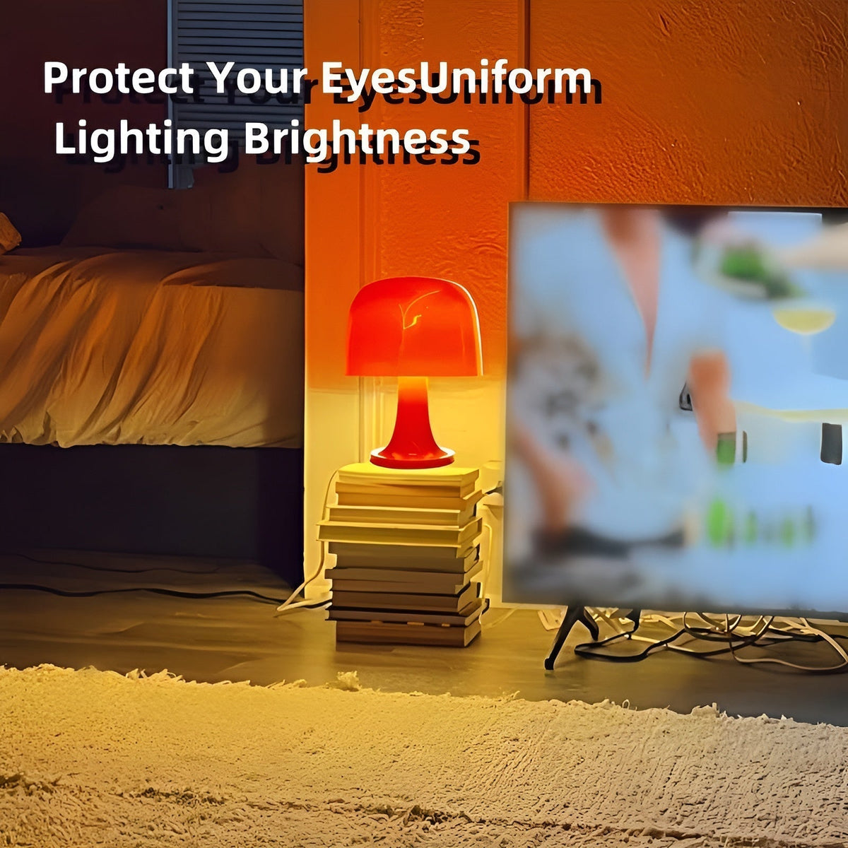 VintageMushroom - Dimmable LED Mushroom Lamp with USB Power