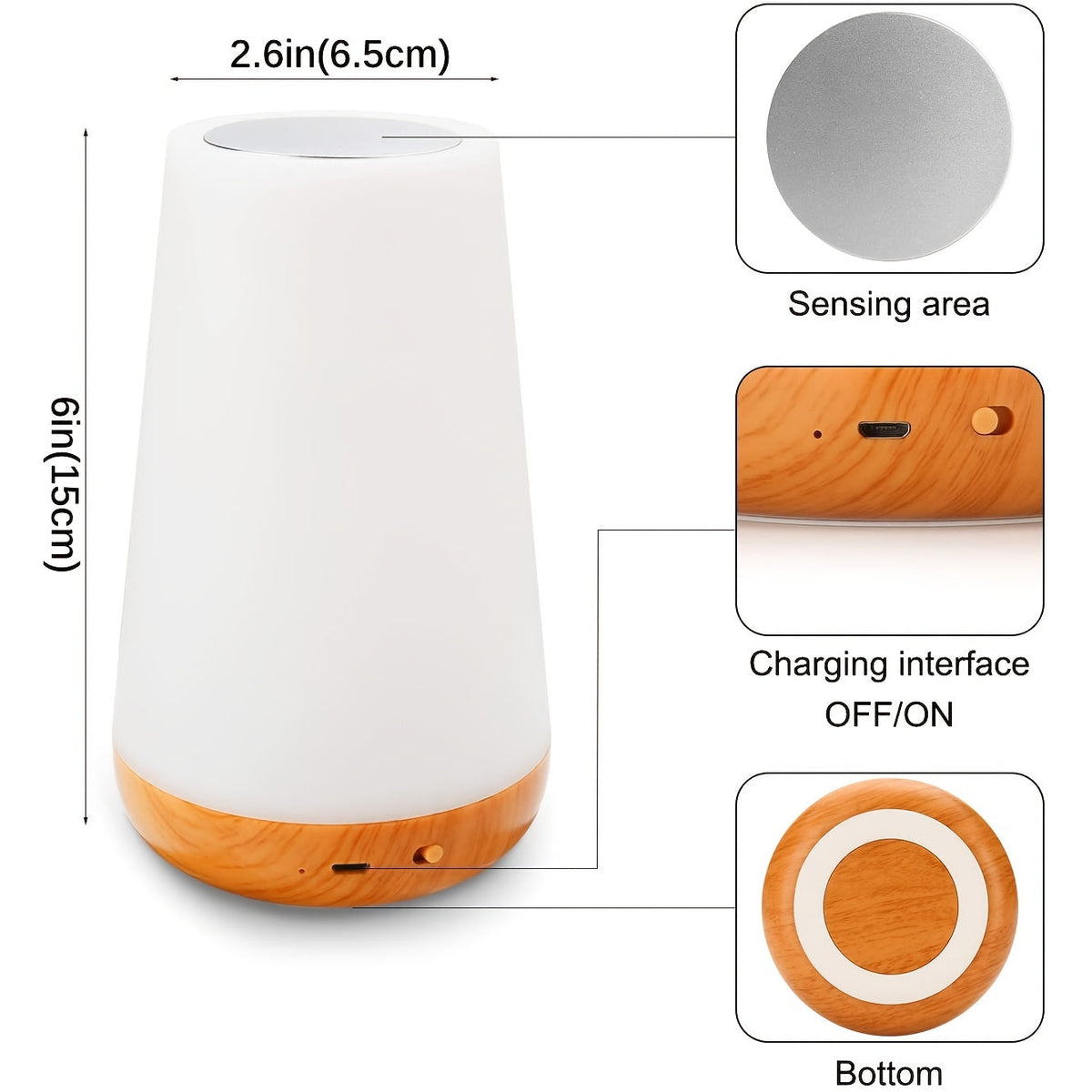 SpaceGlow - Wireless LED Night Light with Timer and Remote Control
