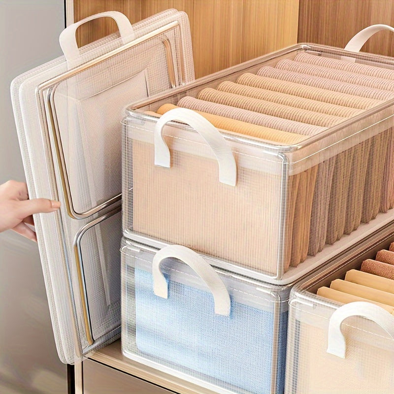 SpaceSaver - Stackable Storage Boxes for Clothes and Books