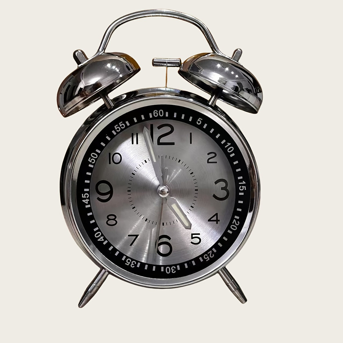 RetroBell Clock - Silent Retro Alarm Clock with Backlight