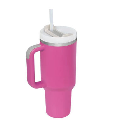 Ukrisp - Elegant Insulated Water Bottle with Handle and Straw