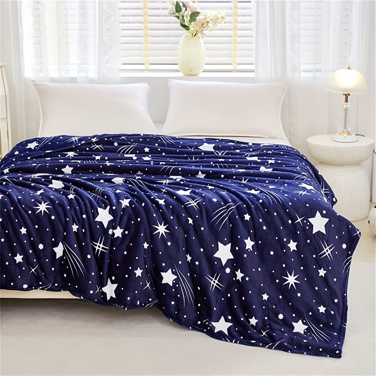 MeteorFleece - Soft Fleece Throw Blanket with Meteor Print
