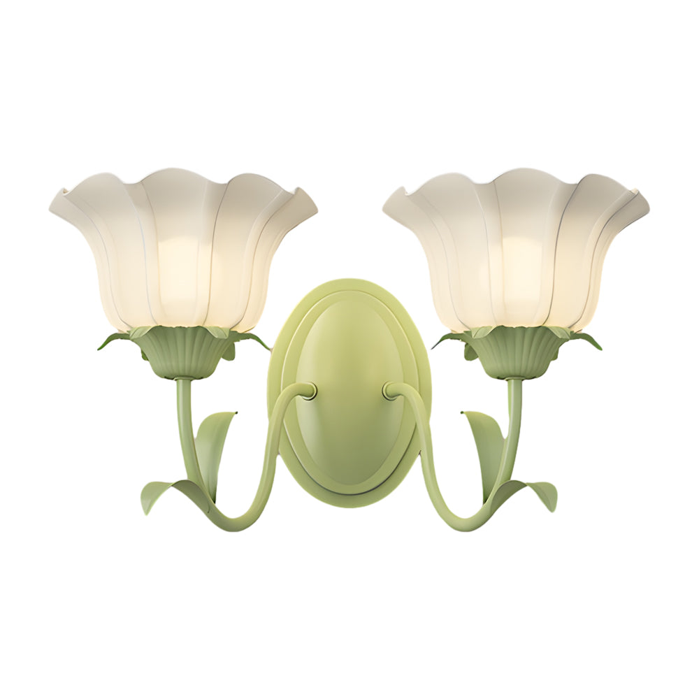 Inanthe - 3D Glass Flower Wall Sconce