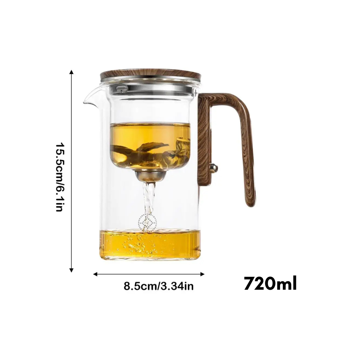 ClearBrew - Théière en verre élégante pour café et thé