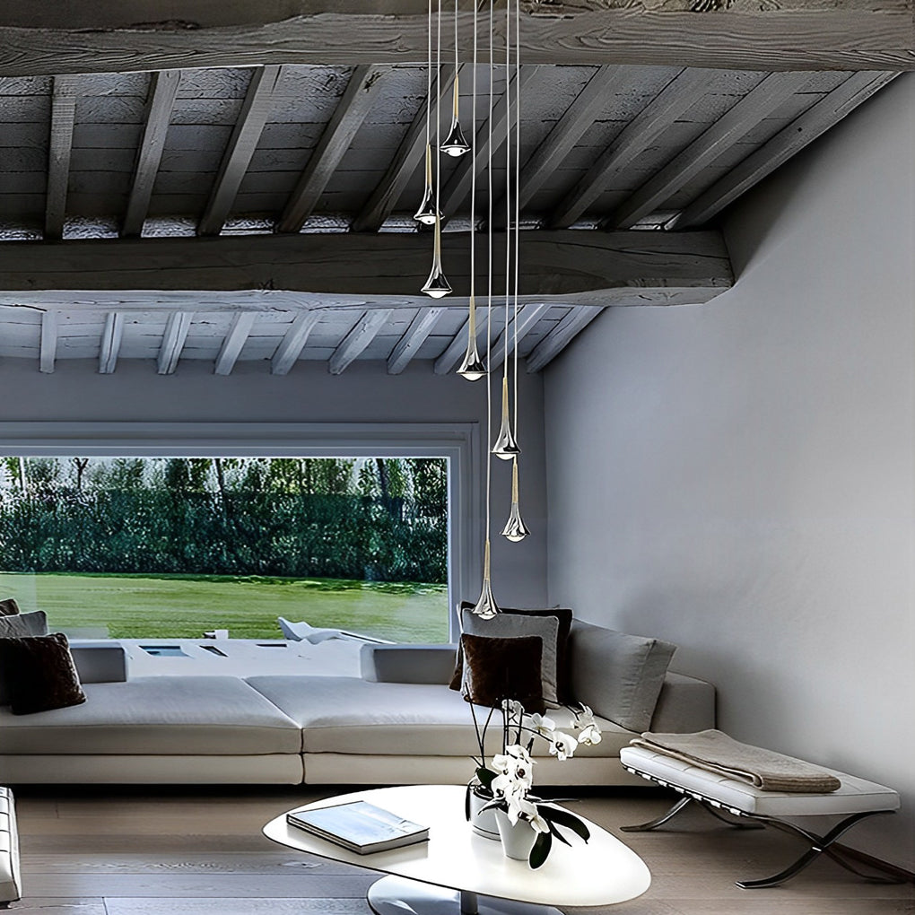 Gootdruppel Light - Scandinavian LED Metal Pendant Light for Minimalist Interiors