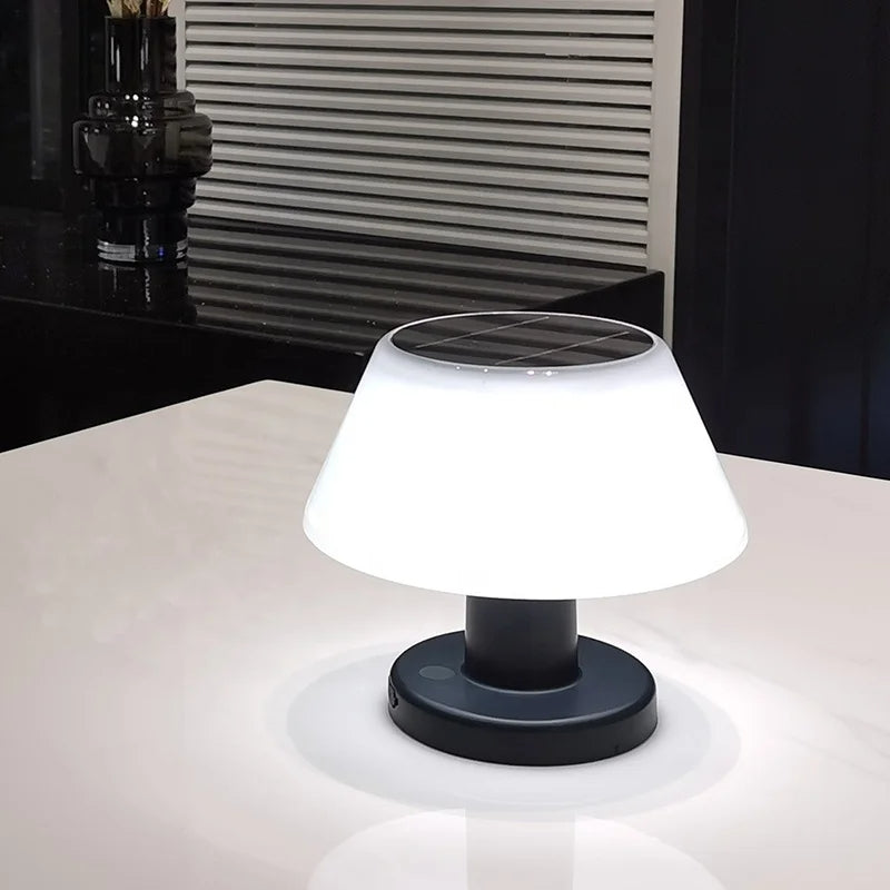 Dusklyn - Solar-Powered Table Lamp for Indoor and Outdoor Use