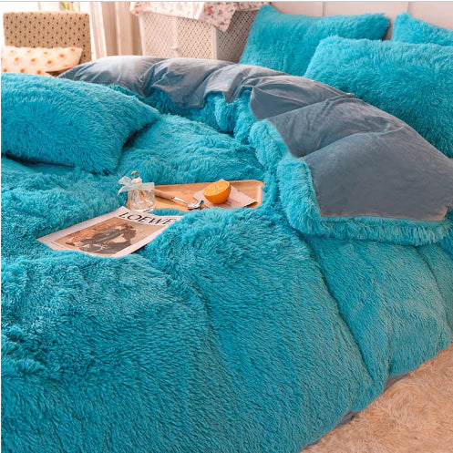 FluffCandy - Long-Pile Duvet Cover Set for a Cozy Winter