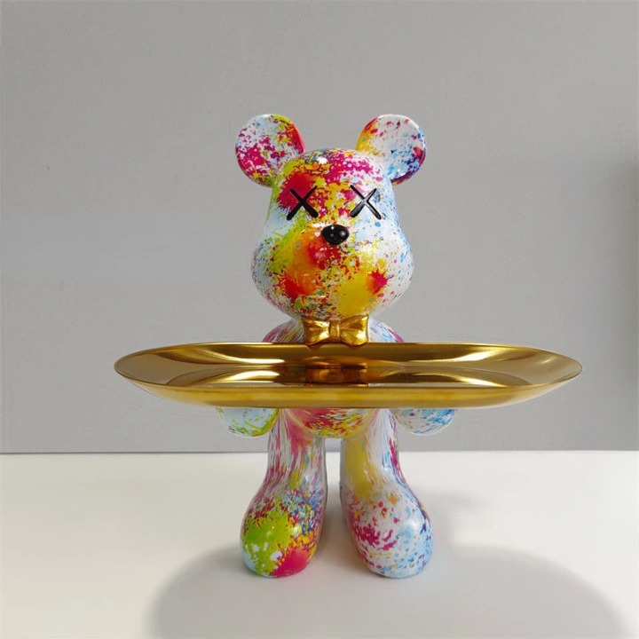 BearArt - Sculpture d'ours élégante pour la décoration intérieure