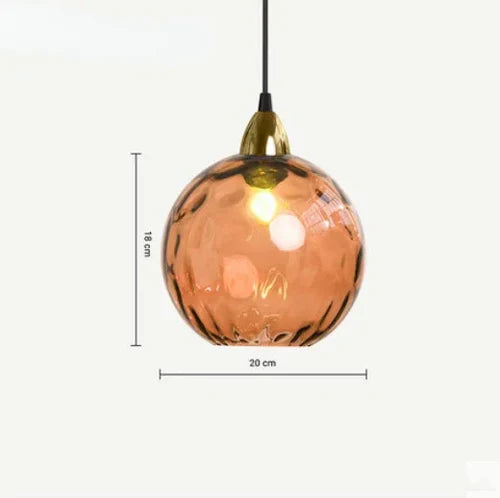 LumiSphere Pendant Light – Suspension Boule Verre