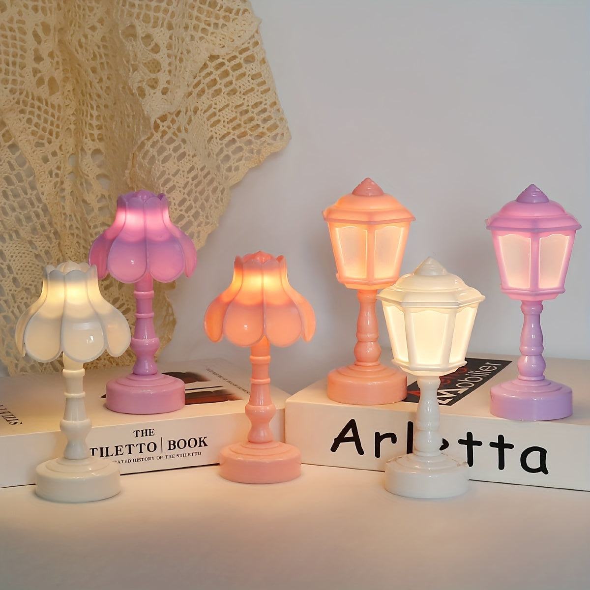 UmbrellaGlow - Vintage Mini Table Lamp