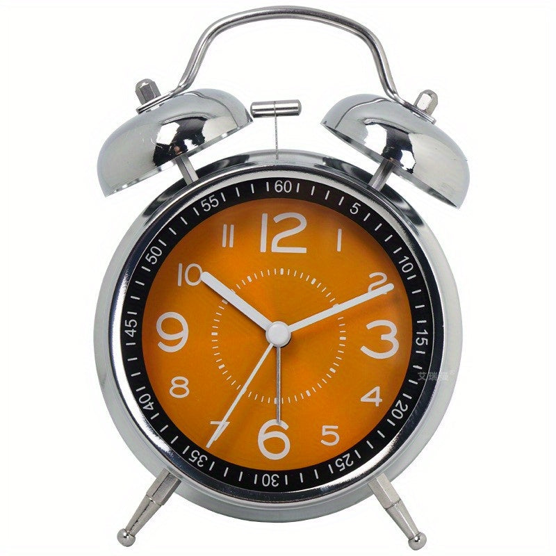 RetroBell Clock - Silent Retro Alarm Clock with Backlight