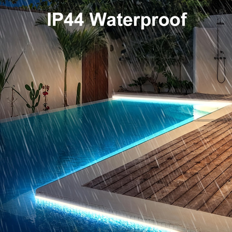 SolarFlex Light - Flexible Solar LED Strip with Remote Control for Outdoor Use