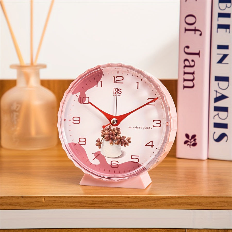 FloraTime Clock - Elegant Flower Alarm Clock for the Bedroom