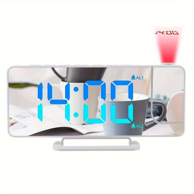 RGBProjector Clock - RGB Projection Alarm Clock with Dual Alarm