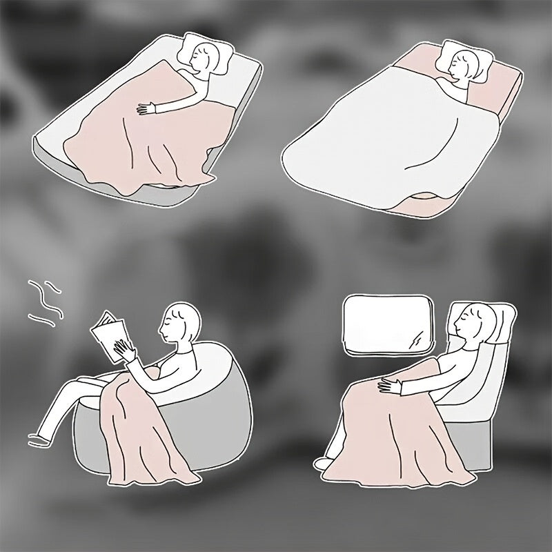 CozyCartoon - Soft Playful Cartoon Print Fleece Blanket