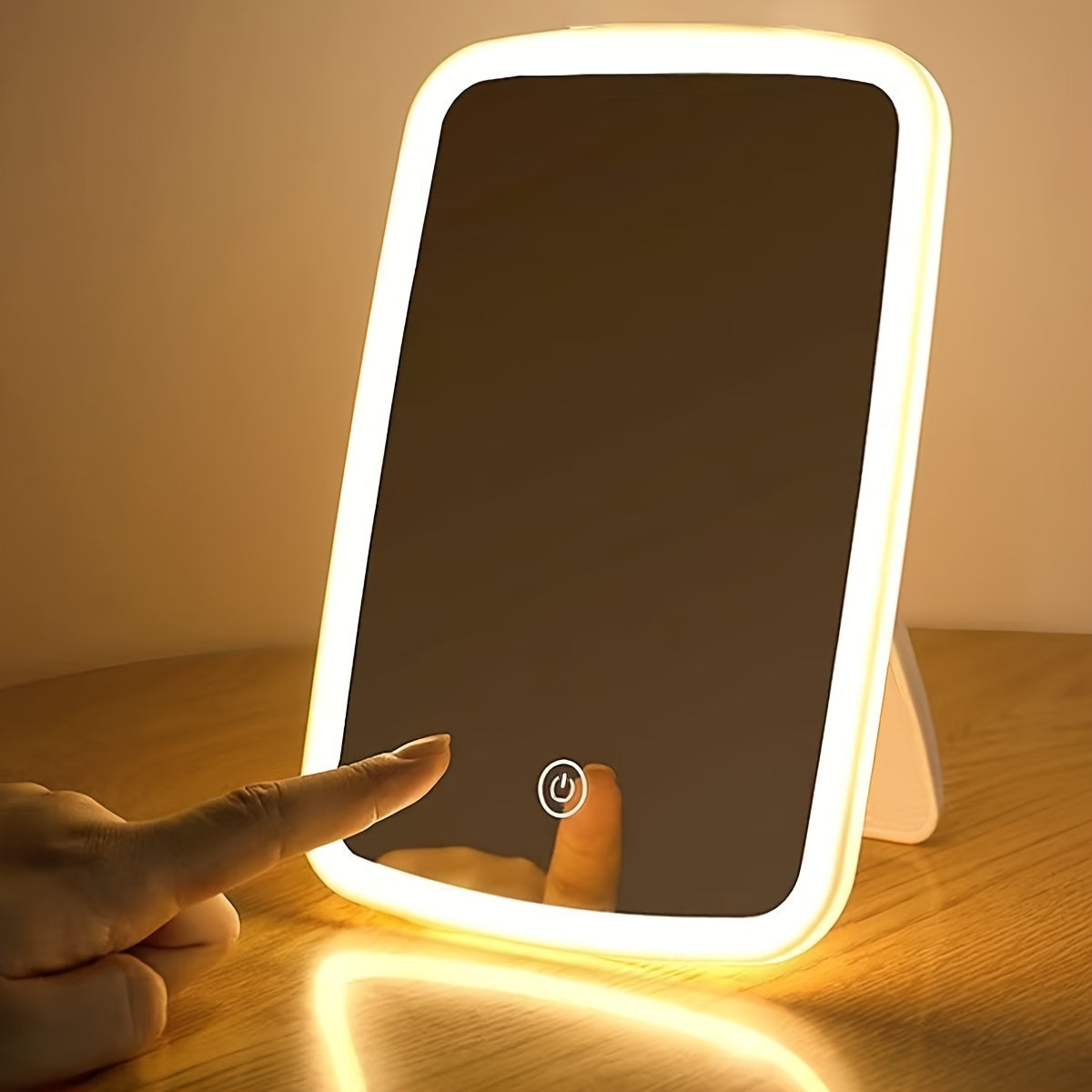 BloomMirror - Foldable Rechargeable LED Makeup Mirror